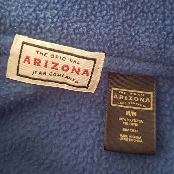 Arizona Fleece Pullover Shirt with Zipper Sz M - Picture 3 of 5